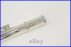 USED YAMAHA YFL-611 II Solid Silver Piccolo Flutes Free shipping