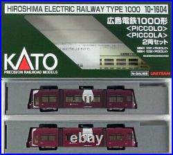 Used Gauge/Kato 10-1604 Hiroshima Electric Railway1000 Piccolo Piccola 2-Car Set