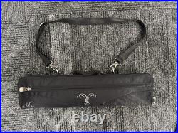 Used Mio Cannonball M7 Professional Flute. Royal Crown Jem end cap