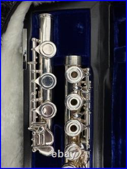 Used Mio Cannonball M7 Professional Flute. Royal Crown Jem end cap