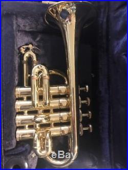 Used Nice BENGE UMI Bb/A Piccolo Pro Trumpet With Case