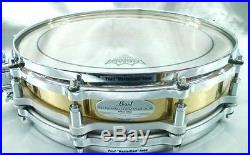 Used! PEARL FBN1435 Free Floating Brass Piccolo Snare Drum 14x3.5