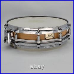 Used Pearl Free Floating Maple Piccolo Snare Drum 14x3.5 Good