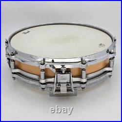 Used Pearl Free Floating Maple Piccolo Snare Drum 14x3.5 Good