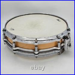 Used Pearl Free Floating Maple Piccolo Snare Drum 14x3.5 Good