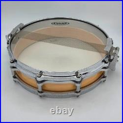 Used Pearl Free Floating Maple Piccolo Snare Drum 14x3.5 Good