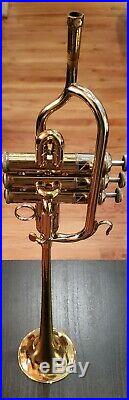 VERY RARE Bach 311 Stradivarius Bb Piccolo Herald Trumpet with Bach hard case