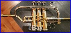 VERY RARE Bach 311 Stradivarius Bb Piccolo Herald Trumpet with Bach hard case