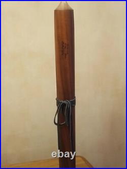 VINTAGE 2001 Butch Hall G Minor #142 Wood Native American Flute Signed VINTAGE 2001 Butch Hall G Minor #142 Wood Native American Flute Signed