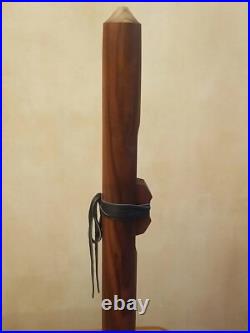 VINTAGE 2001 Butch Hall G Minor #142 Wood Native American Flute Signed VINTAGE 2001 Butch Hall G Minor #142 Wood Native American Flute Signed