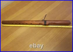 VINTAGE 2001 Butch Hall G Minor #142 Wood Native American Flute Signed VINTAGE 2001 Butch Hall G Minor #142 Wood Native American Flute Signed