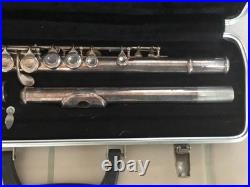 VINTAGE BUESCHER 400 Flute Coin Silver With Case Serial #19161
