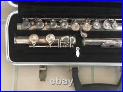 VINTAGE BUESCHER 400 Flute Coin Silver With Case Serial #19161