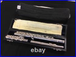 VINTAGE POWELL SONARE SF6000 STERLING SILVER FLUTE Offset G OPEN HOLE LOW B
