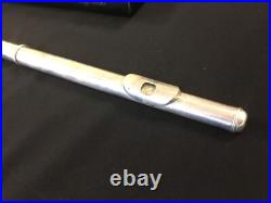 VINTAGE POWELL SONARE SF6000 STERLING SILVER FLUTE Offset G OPEN HOLE LOW B