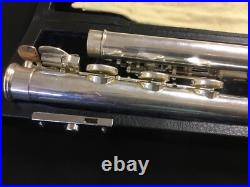VINTAGE POWELL SONARE SF6000 STERLING SILVER FLUTE Offset G OPEN HOLE LOW B