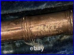 VINTAGE ROTH REYNOLDS Flute with Original Case Serial #30734 COMPLETE LOOK