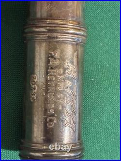 VINTAGE ROTH REYNOLDS Flute with Original Case Serial #30734 COMPLETE LOOK