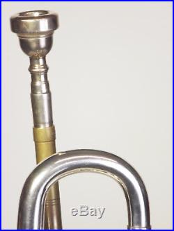 VNice 70s Getzen Eterna Pro 4 Valve Silver Piccolo Trumpet