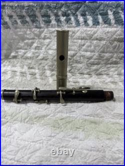 VTG Wooden Nach Meyer Piccolo 6 Key Flute With HP Engraved Into The Wood