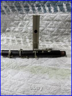 VTG Wooden Nach Meyer Piccolo 6 Key Flute With HP Engraved Into The Wood