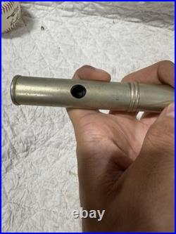 VTG Wooden Nach Meyer Piccolo 6 Key Flute With HP Engraved Into The Wood