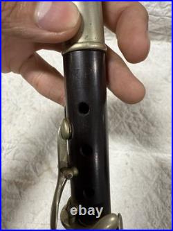 VTG Wooden Nach Meyer Piccolo 6 Key Flute With HP Engraved Into The Wood