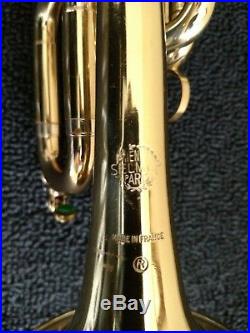 Very Nice Selmer Paris Four Valve Piccolo Trumpet with Blackburn A Pipe / Case