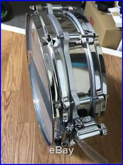 Very Rare! KITANO 2mm Titanium Free Floarting Piccolo Snare Drum 14x3.5