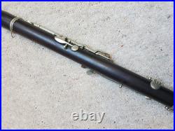 Very old, nice wooden flute & piccolo set in 1 case F. Haloun, Plzen