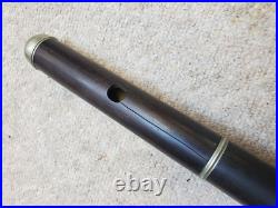 Very old, nice wooden flute & piccolo set in 1 case F. Haloun, Plzen