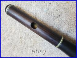 Very old, nice wooden flute & piccolo set in 1 case F. Haloun, Plzen