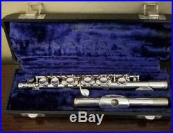 VintageGEMEINHARDT C Silver Plated Student Piccolo withcase- Serial #73907