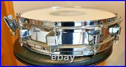 Vintage 14 Tama piccolo snare Artwood Chrome over Natural wood Japan 80's 90's