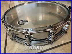Vintage 14 x 4 Piccolo Snare drum steel chrome 12 lugs Vintage 14 x 4 Piccolo Snare drum steel chrome 12 lugs