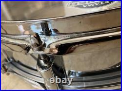 Vintage 14 x 4 Piccolo Snare drum steel chrome 12 lugs Vintage 14 x 4 Piccolo Snare drum steel chrome 12 lugs