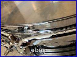 Vintage 14 x 4 Piccolo Snare drum steel chrome 12 lugs Vintage 14 x 4 Piccolo Snare drum steel chrome 12 lugs
