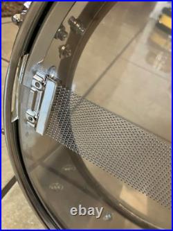 Vintage 14 x 4 Piccolo Snare drum steel chrome 12 lugs Vintage 14 x 4 Piccolo Snare drum steel chrome 12 lugs