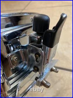 Vintage 14 x 4 Piccolo Snare drum steel chrome 12 lugs Vintage 14 x 4 Piccolo Snare drum steel chrome 12 lugs