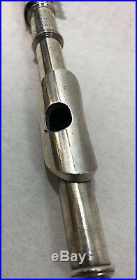 Vintage 1932 William S Haynes Solid Sterling Silver Piccolo, Db Ready To Play