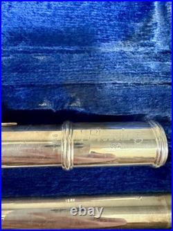 Vintage 1950s Blessing USA Concert Flute with Hard Case Tested Working