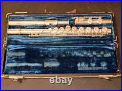 Vintage 1953 Roth Reynolds Sterling Silver Flute Beautiful Woodwind With Case