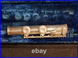 Vintage 1953 Roth Reynolds Sterling Silver Flute Beautiful Woodwind With Case