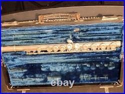 Vintage 1953 Roth Reynolds Sterling Silver Flute Beautiful Woodwind With Case