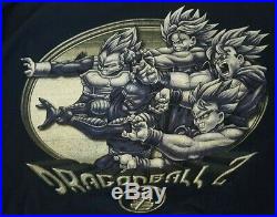 Vintage 1998 DBZ Dragonball Z Goku/Vegeta/Piccolo 2-Sided XL T-Shirt Made in USA