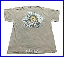 Vintage 90's Dragon Ball Z T-Shirt Super Saiyan Vegeta Gohan Trunks Piccolo XL