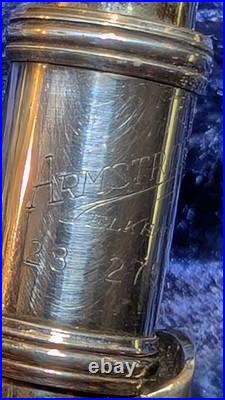 Vintage Armstrong Model 27-27959 Elkhart Piccolo Flute With Case Good Condition