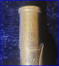 Vintage Armstrong Silver Plated Piccolo Elkhart C Key With Case