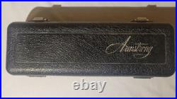 Vintage Armstrong Silver Plated Piccolo Elkhart C Key With Case