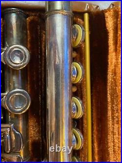 Vintage Artley 18-0 High Note Piccolo Nickel Silver Nogales AZ USA With Case Vintage Artley 18-0 High Note Piccolo Nickel Silver Nogales AZ USA With Case